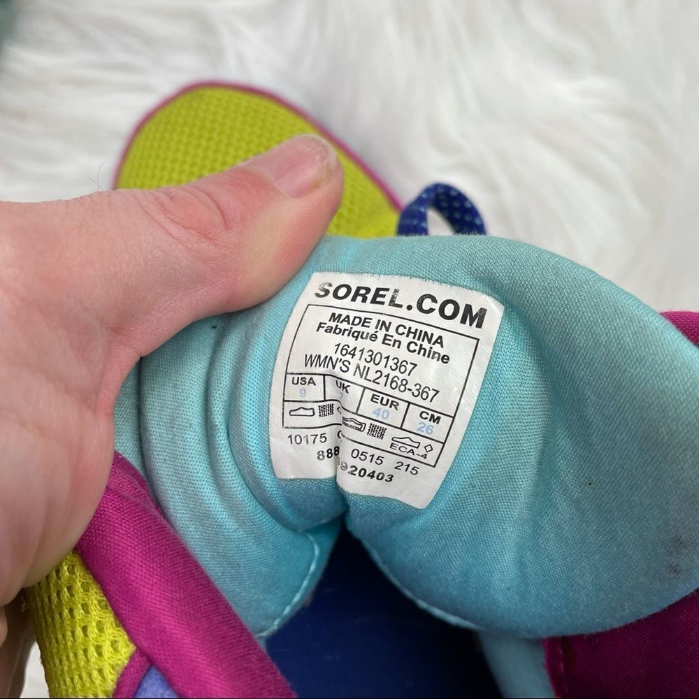 Sorel Tivoli Go High Top Multicolor Lace Up Sneakers - Picture 10 of 10